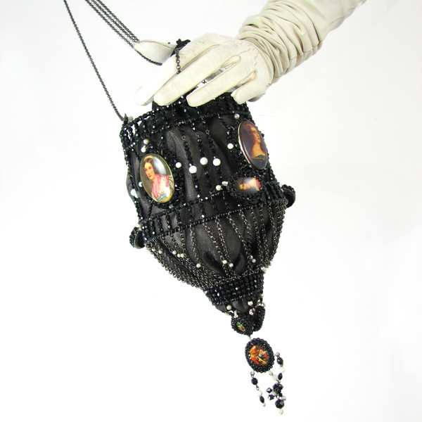 Black Bag with Cameos