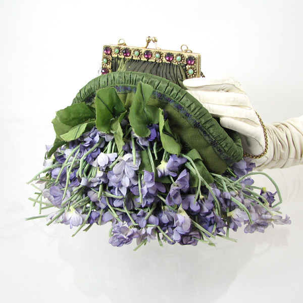 Silk Violets handbag