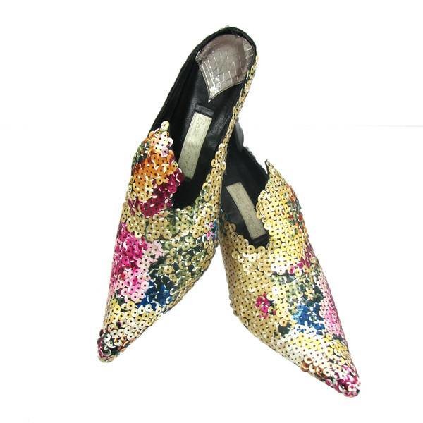 &quot;Floral Palate&quot; Court Shoes