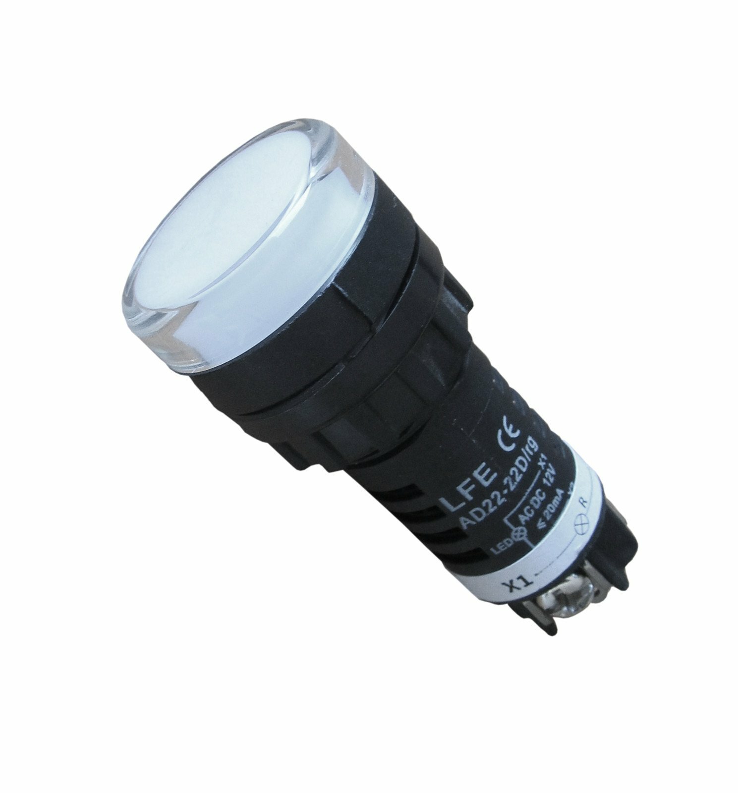 19510430, CML Innovative Technologies LED-Signalleuchte, Rot, 22mcd, 230V,  8mm, IP67
