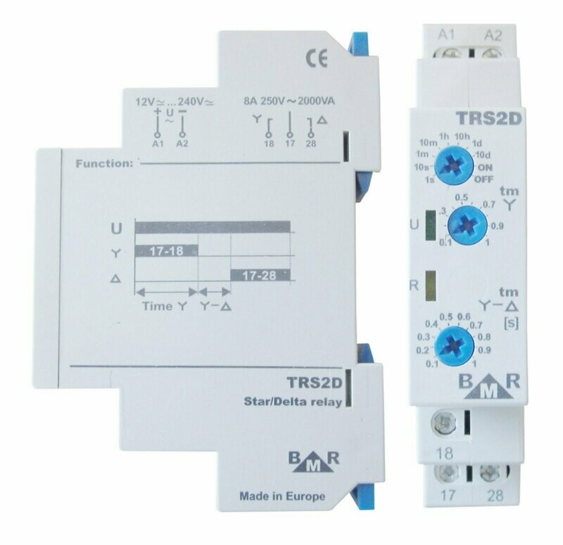 Stern-Dreieck Zeitrelais TRS2D Stern-Dreieck Zeitrelais TRS2D