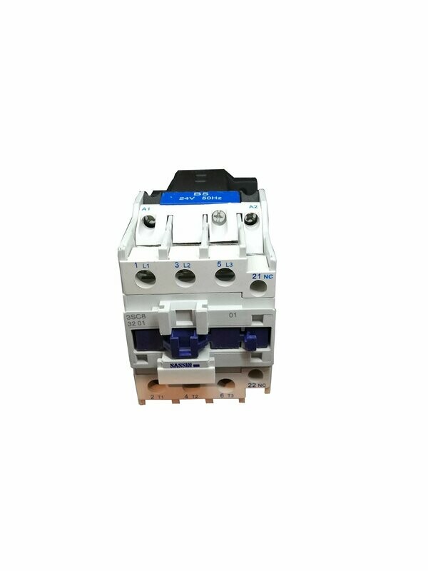 Leistungsschütz Sassin, 15 kW, Öffner, 24 V/AC Leistungsschütz Sassin, 15 kW, Öffner, 24 V/AC