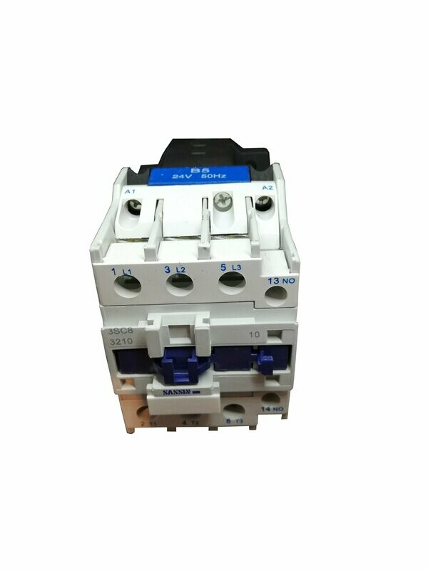 Leistungsschütz Sassin, 15 kW, Schließer, 24 V/AC Leistungsschütz Sassin, 15 kW, Schließer, 24 V/AC