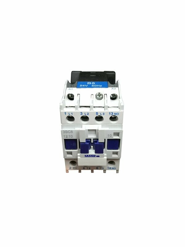 Leistungsschütz Sassin 5,5 kW, Schließer, 24V/AC Leistungsschütz Sassin 5,5 kW, Schließer, 24V/AC