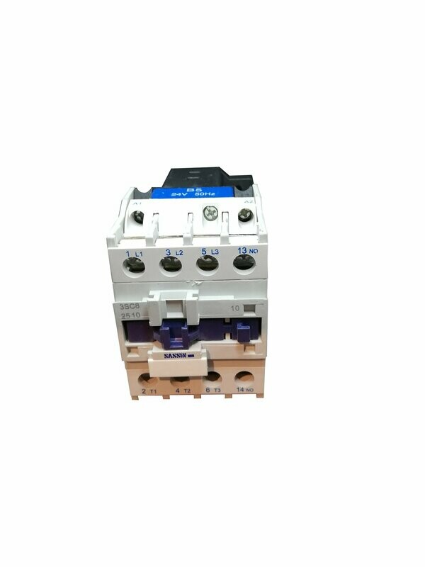 Leistungsschütz Sassin, 11 kW, Schließer, 24 V/AC Leistungsschütz Sassin, 11 kW, Schließer, 24 V/AC
