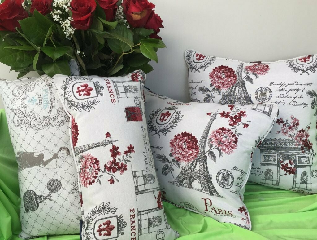 Sierkussens - Echte Parijse katoenstof van zware kwaliteit