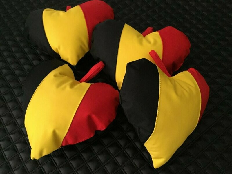 Supporterskussentje hart (personaliseerbaar)