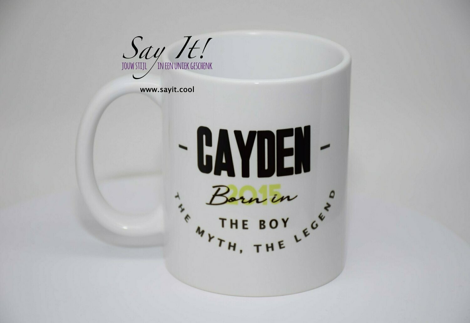 Mok - gepersonaliseerd met eigen tekst en/of afbeelding