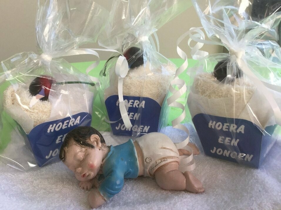 Gastendoekje 'Hoera een jongen'
