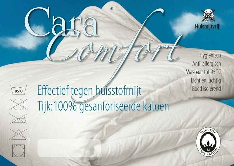 Het enige echte CARA COMFORT 4 seizoenen dekbed:
Zeer hygiënisch, licht en zeer goed isolerend Het enige echte CARA COMFORT 4 seizoenen dekbed:
Zeer hygiënisch, licht en zeer goed isolerend