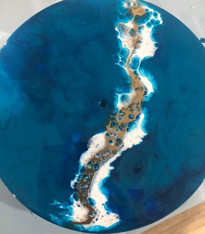 Resin pour clock 29th of November @ segue stratford