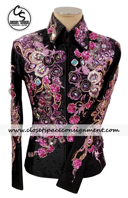Black, Gold, Purple & Pink Jacket Black, Gold, Purple & Pink Jacket