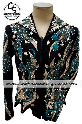 'Showtime' Black, Turquoise & Tan Showmanship Set 'Showtime' Black, Turquoise & Tan Showmanship Set