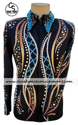 'Dawn Haas Myers' Black, Turquoise & Copper Showmanship Set 'Dawn Haas Myers' Black, Turquoise & Copper Showmanship Set