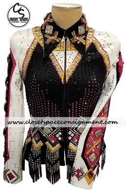 Black, Ivory, Pink & Gold Jacket Black, Ivory, Pink & Gold Jacket