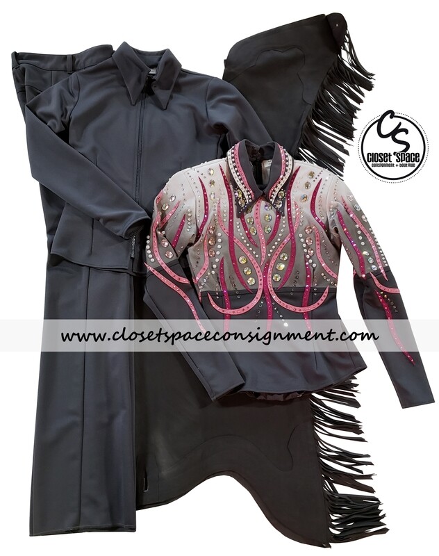 'Show Off Designs' Gray & Pink 5 PC Set 'Show Off Designs' Gray & Pink 5 PC Set