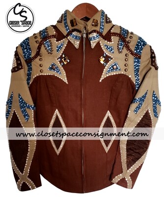 Brown, Tan & Blue Showmanship Set Brown, Tan & Blue Showmanship Set