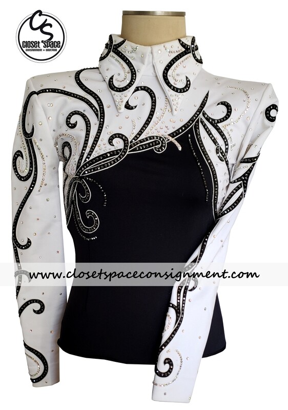 'Berry Fit' Black & White Top 'Berry Fit' Black & White Top