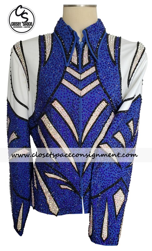 'Tandy Jo' Royal, Black & White Jacket 'Tandy Jo' Royal, Black & White Jacket