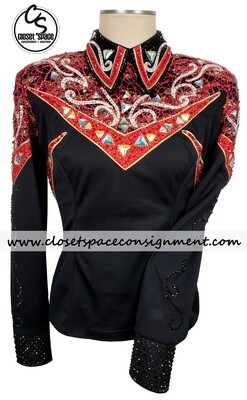 'Show Grace' Black & Red Top 'Show Grace' Black & Red Top