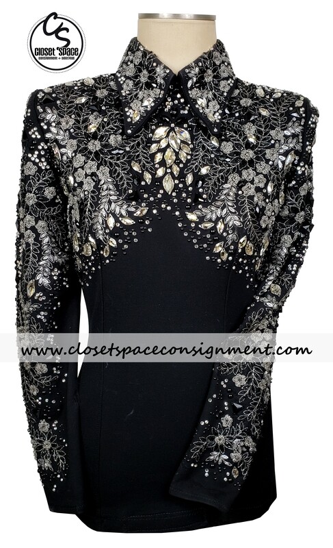 'Dardar8 Designs' Black & Silver Top 'Dardar8 Designs' Black & Silver Top