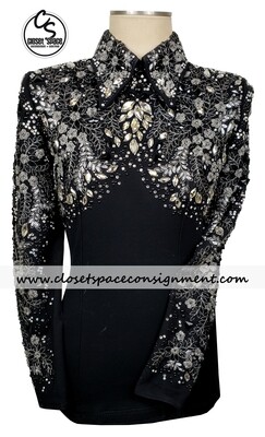 'Dardar8 Designs' Black & Silver Top 'Dardar8 Designs' Black & Silver Top