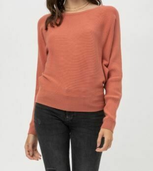 Terra Cotta Dolman Sleeve Sweater Terra Cotta Dolman Sleeve Sweater