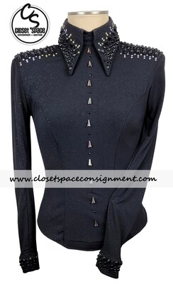 'Jessica Lynn' Black Stoned Horsemanship Top 'Jessica Lynn' Black Stoned Horsemanship Top