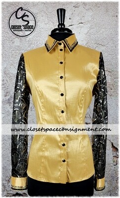 ​'Coffman Show Clothing' Gold & Black Shirt