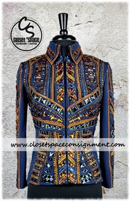 'Winning Stitches' Navy & Copper Showmanship Set 'Winning Stitches' Navy & Copper Showmanship Set
