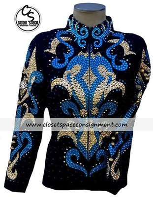 'Signature Styles' Black, Turquoise & Gold Jacket - NEW 'Signature Styles' Black, Turquoise & Gold Jacket - NEW