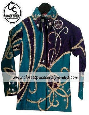 'Totally Outfitted' Turquoise & Purple Showmanship Set