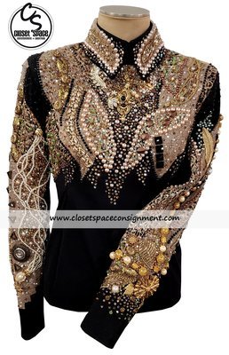 'Totally Outfitted' Black, Mint & Gold Top 'Totally Outfitted' Black, Mint & Gold Top