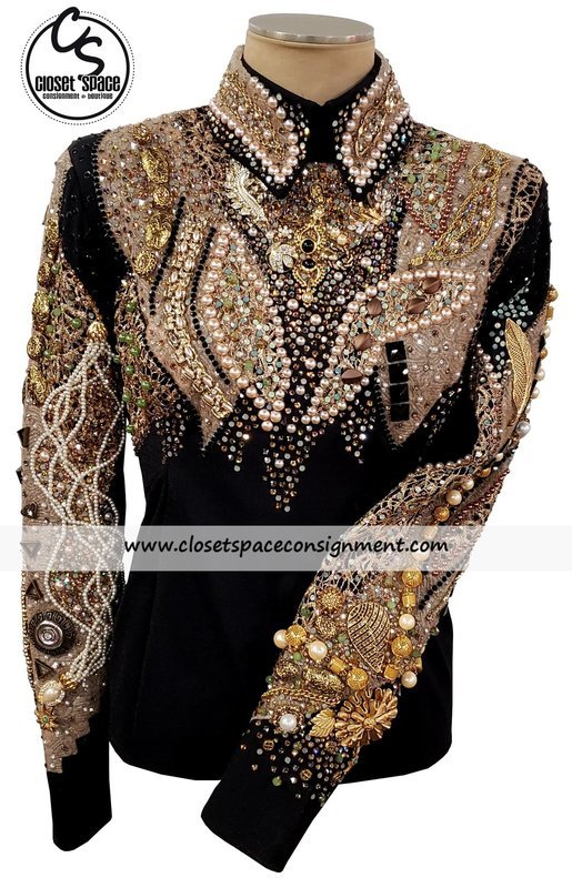 'Totally Outfitted' Black, Mint & Gold Top 'Totally Outfitted' Black, Mint & Gold Top