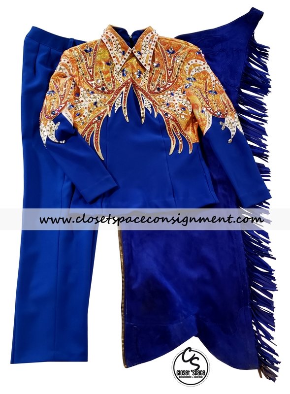 'Carolina Beverly Hills' Royal & Orange 4 PC Set 'Carolina Beverly Hills' Royal & Orange 4 PC Set