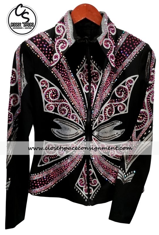 'Chris Pierce' Black, Silver & Pink Jacket 'Chris Pierce' Black, Silver & Pink Jacket