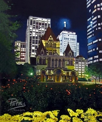 Trinity Church at Copley Square, Boston, MA