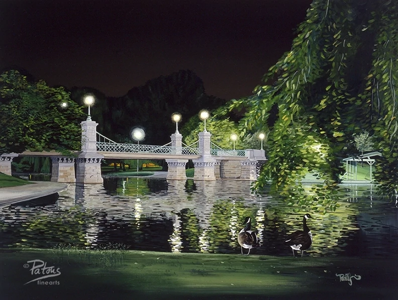 Public Garden at Night