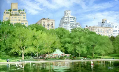 The Boat Pond, Central Park