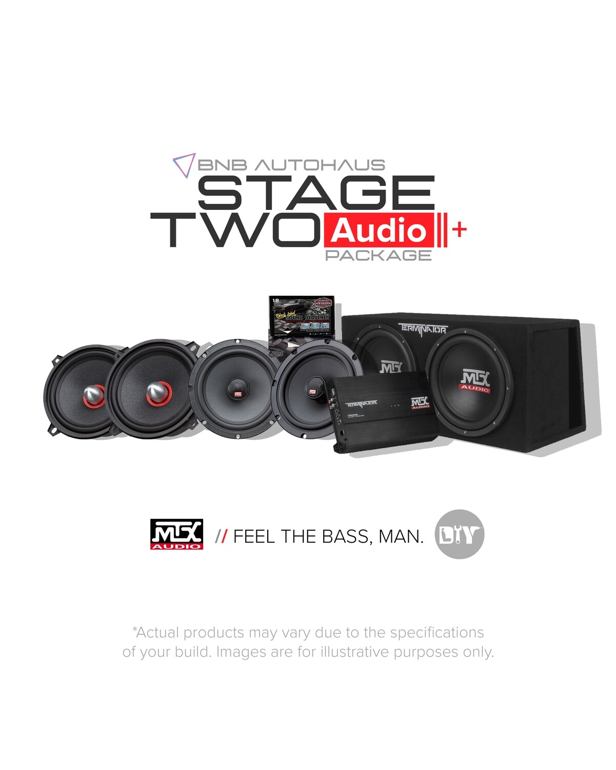 VF Holden Commodore Stage 2 DIY audio upgrade kit