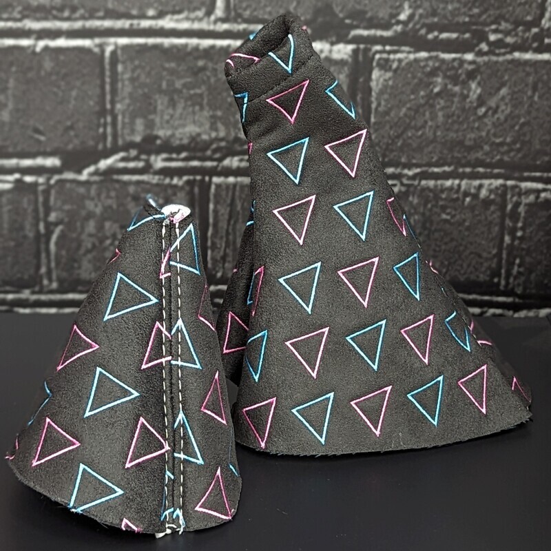 FG Shifter and Handbrake Boot Set - Embroidered