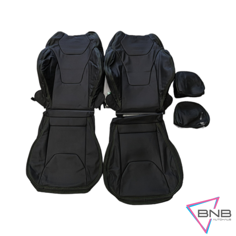 Holden VF Maloo Black Leather Seat Skin Kit