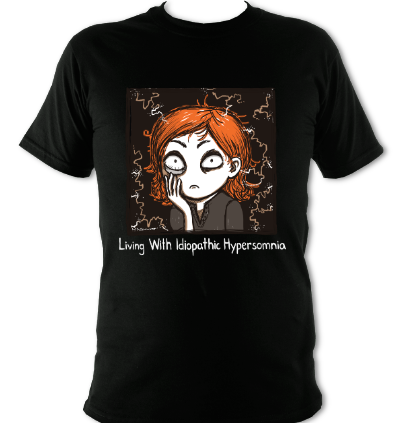 Black Design 1 Living with IH TShirt Unisex - price includes postage to anywhere in Australia
