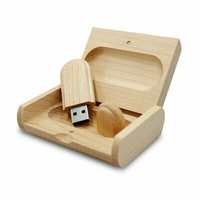 CAJA USB madera 8 Gb. 2.0.