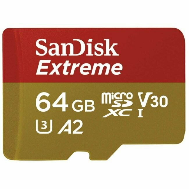 Tarjeta SanDisk microSDXC ActionSC 64GB 160MB/s