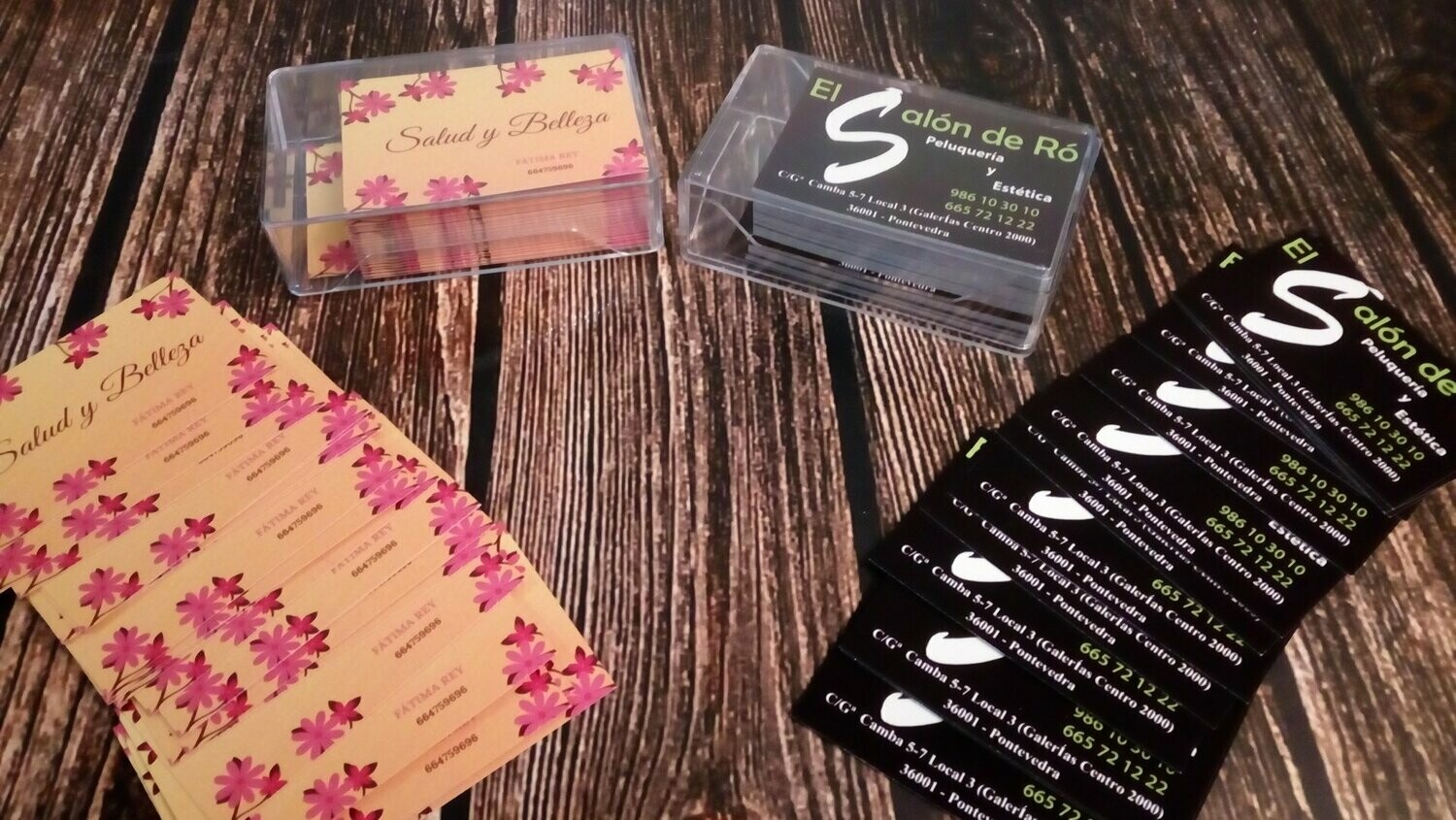 Tarjetas de visita 2 caras