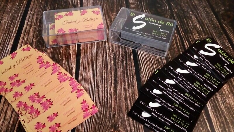 Tarjetas de visita 2 caras