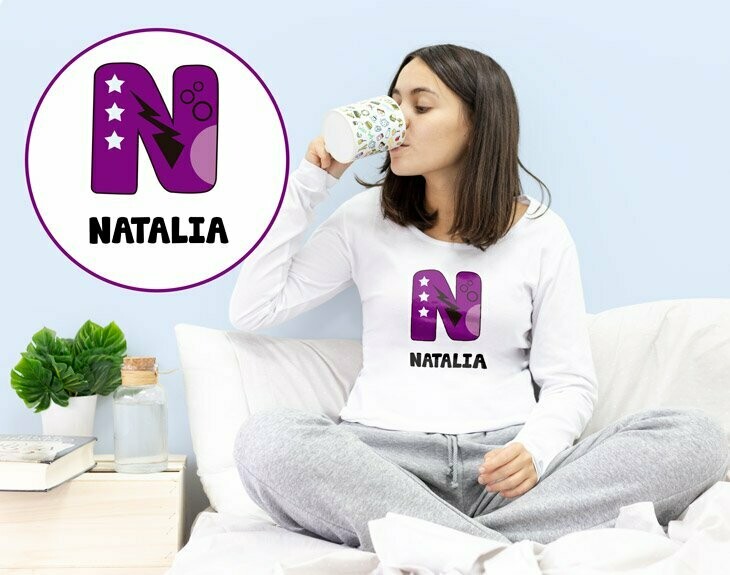 Pijama Súper Heroe con letras