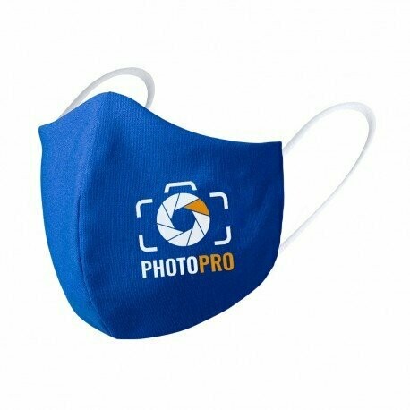 Mascarilla Adulto Ajustable Personalizada Azul