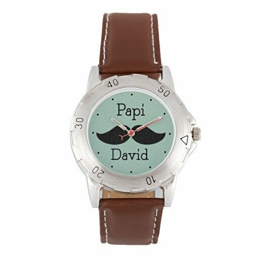 Reloj de pulsera personalizado para hombre Polipiel